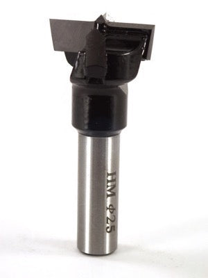 Whiteside DH25-57 RH Hinge Boring Router Bit Carbide Tipped 25mm Cutting Diameter 57mm Overall Length