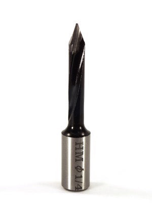 Whiteside DT250-57 Dowel Drill Thru Hole V-Point Carbide Tipped 1/4" "Cutting Diameter 57mm Overall Length