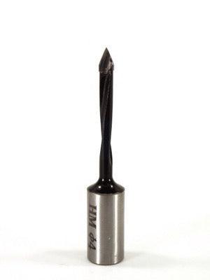Whiteside DT4-57 Dowel Drill Thru Hole V-Point Carbide Tipped 4mm Cutting Diameter 57mm Overall Length