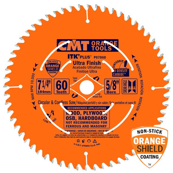 CMT ITK-PLUS ULTRA FINISH 7-1/4"x60x5/8"