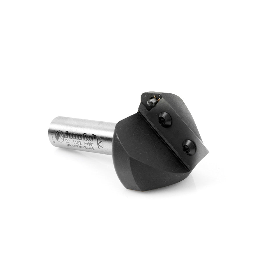 Amana RC-1102 Insert V-Groove 90 deg. x 3/4" x 1/2" Shank CNC Router Bit