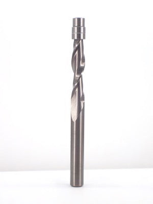 Whiteside RFT2100 Upcut 1/4" Cutting Diameter 1" Cut Length Solid Carbide Spiral Flush Trim 1/4" Shank 2 Flute