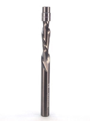 Whiteside RFTD2100 Downcut 1/4" Cutting Diameter 1" Cut Length Solid Carbide Spiral Flush Trim 1/4" Shank 2 Flute