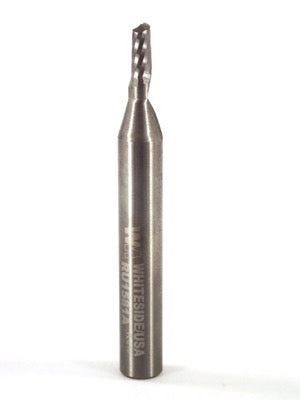 Whiteside RU1581A O-Flute Upcut Spiral Router Bit 1/8" Diameter 1/4" Cut Length 1/4" Shank