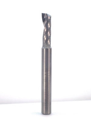 Whiteside RU2074A Single O-Flute Upcut Spiral Router Bit 1/4" Cutting Diameter 3/4" Cut Length 1/4" Shank