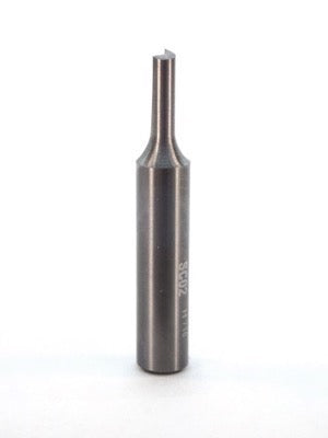 Whiteside SC02 Straight Router Bit Solid Carbide 1/8" Cutting Diameter 3/8" Cut Length 1/4" Shank 1 Flute
