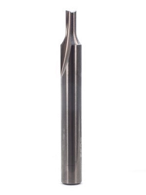 Whiteside SC33 Flat Bottom Veining Router Bit Solid Carbide 1/8" Cutting Diameter 1/4" Cut Length 1/4" Shank 2 Flute