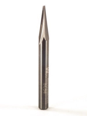 Whiteside SC54 Carving Liner 15 Degree Flat Point 1/4" Shank