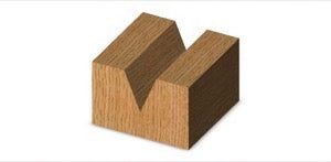 Whiteside SC75 45 Degree Pencil Point Engraving Router Bit