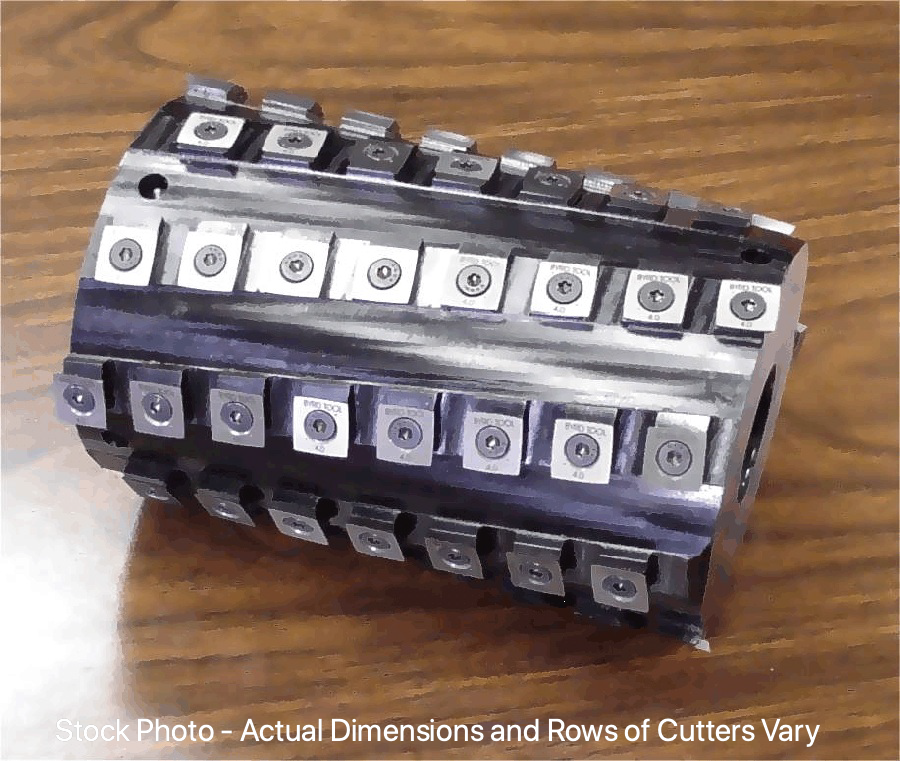 Byrd Shelix Shaper & Molder Head 4-13/16" Diameter x 7" Long 1-1/2" Bore