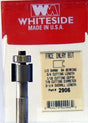 Whiteside 2906 Face Inlay Router Bit Cutting Diameter 7/8" Cut Length 3/4" Cutting Diameter 1/16" Cut Depth 1/2" Shank 2 Flute