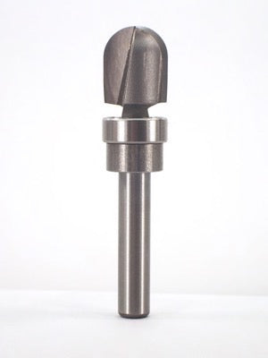Whiteside 1404B Round Nose Router Bit w/Bearing Guide 1/4" Radius 1/2" Cutting Diameter 5/8" Cut Length 1/4" Shank 2 Flute