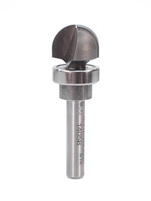 Whiteside 1405B Round Nose w/Bearing Guide 5/16" Radius 5/8" Cutting Diameter 3/8" Cut Length 1/4" Shank 2 Flute