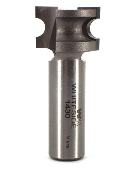 Whiteside 1430 Half Round Router Bit 1/8" Radius 9/16" Cut Length 1/2" Shank 2 Flute