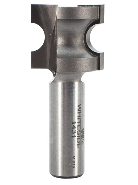Whiteside 1431 Half Round Router Bit 3/16" Radius 7/8" Cut Length 1/2" Shank 2 Flute