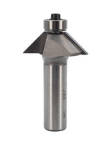 Whiteside 2305 Chamfer Router Bit 45 Degree 5/8" Cut Length 7/16" Cut Height 1/2" Shank 2 Flute