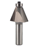 Whiteside 2307 Edge Bevel Router Bit 22-1/2 Degree 15/16" Cut Length 7/8" Cut Height 1/2" Shank 2 Flute