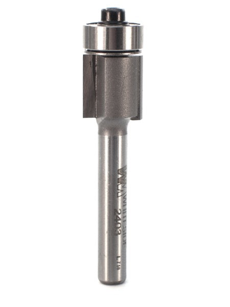 Whiteside 2403 Flush Trim Router Bit 1/2" Cutting Diameter 1/2" Cut Length 1/4" Shank 2 Flute