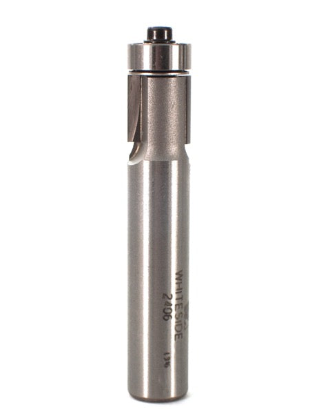 Whiteside 2406 Flush Trim Router Bit 1/2" Cutting Diameter 1/2" Cut Length 1/2" Shank 2 Flute