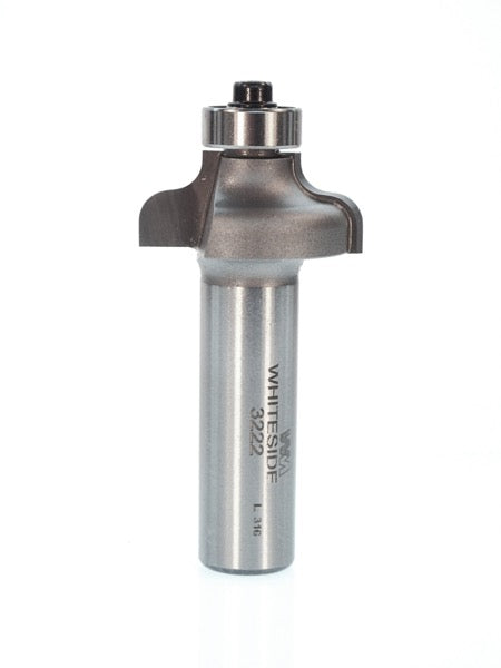 Whiteside 3222 Ogee Router Bit 5/32" Radius 1-1/8" Large Diameter 1/2" Cut Length 1/2" Shank 2 Flute