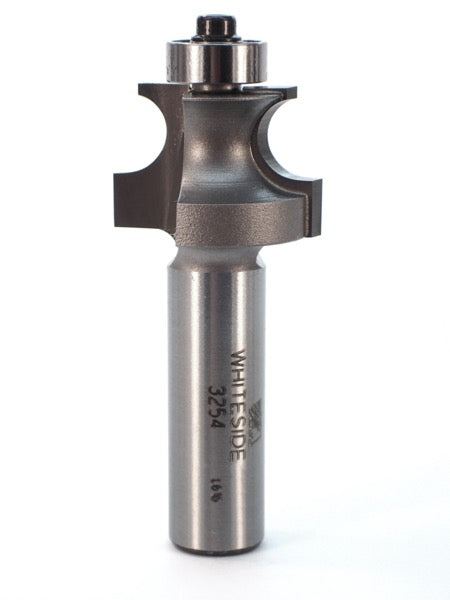 Whiteside 3254 Edge Beading Router Bit 3/8" Bead Diameter 3/4" Cut Length 1/2" Shank 2 Flute