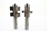 Whiteside 3373 Straight Tongue & Groove Router Bit Set 1/2" Shank 2 Flute