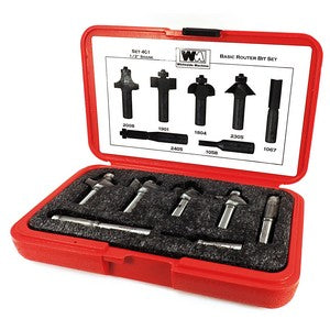 Whiteside 401 401 7 Piece Basic Router  Bit Set 1/2" Shank