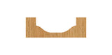 Whiteside 5725 Ogee Panel Profile Router Bit 1-1/2" Large Diameter 1/2" Shank 2 Flute