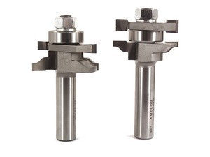 Whiteside 6002X Ogee Stile & Rail Router Bit Set for 7/32" Thick Panels 1/2" Shank 2 Flute