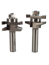 Whiteside 6004 Straight Stile & Rail Router Bit Set 7/8" Cut Length 1/2" Shank 2 Flute