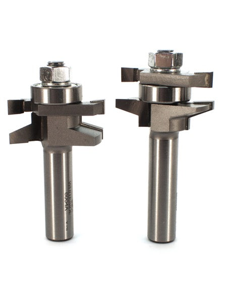 Whiteside 6004 Straight Stile & Rail Router Bit Set 7/8" Cut Length 1/2" Shank 2 Flute
