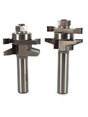 Whiteside 6004 Straight Stile & Rail Router Bit Set 7/8" Cut Length 1/2" Shank 2 Flute