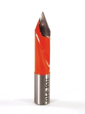 Whiteside DT10-57LH Dowel Drill Thru Hole V-Point Carbide Tipped LH 10mm Cutting Diameter 57mm Overall Length