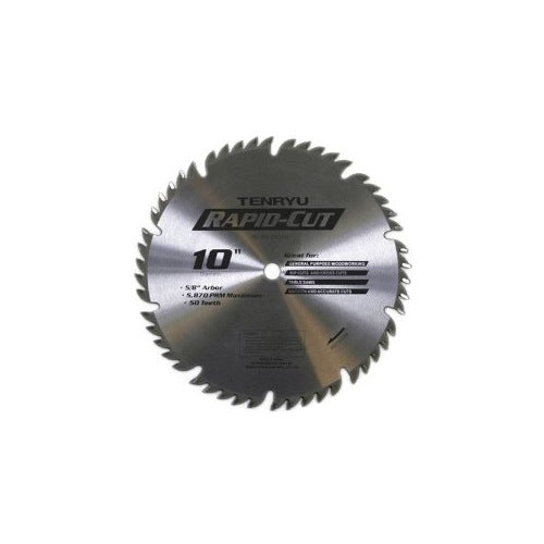 Tenryu RS-25550 10" 50T Rapid Cut Combination Saw Blade 5/8" Bore